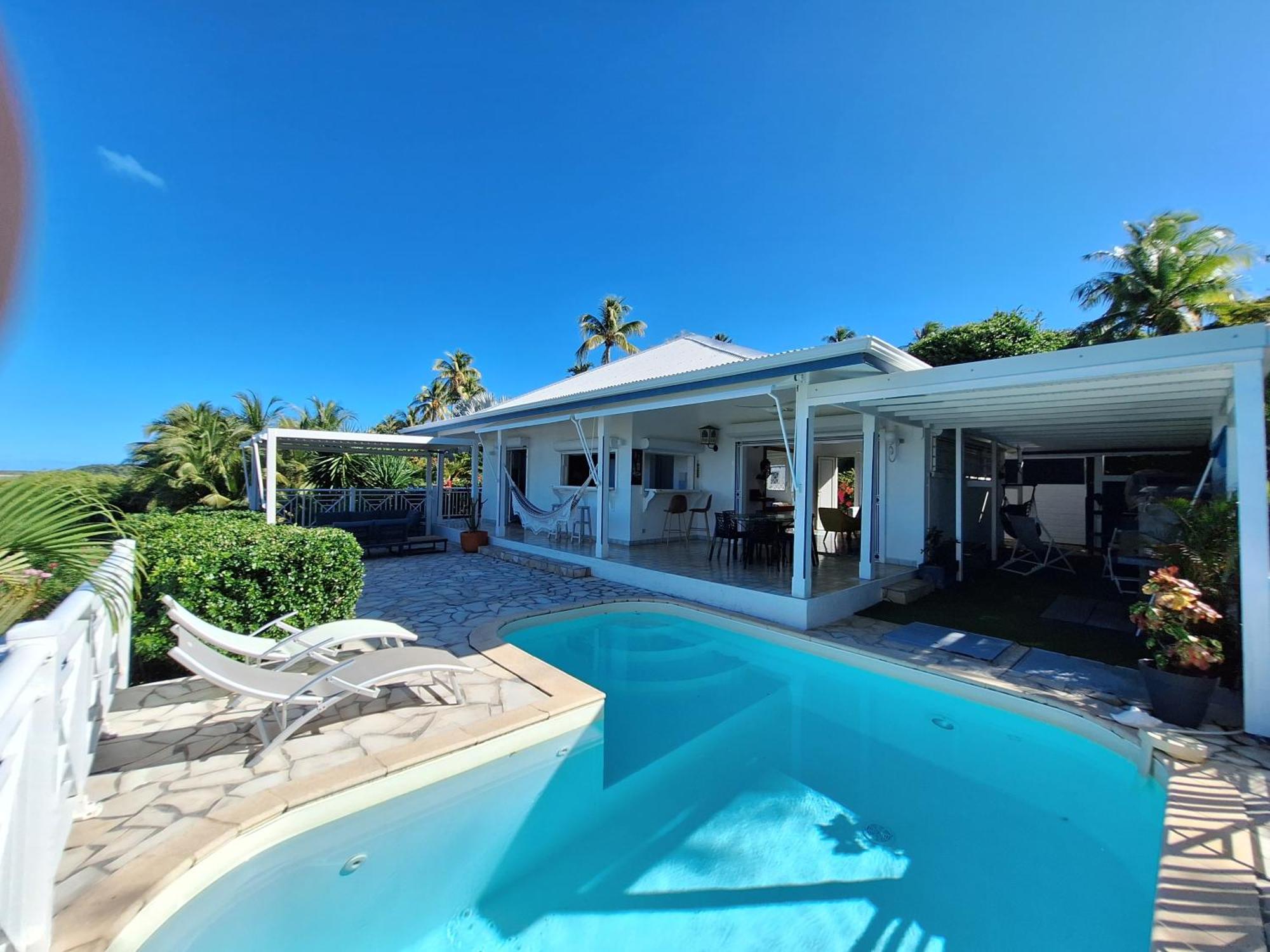 Villa Muscade Guadeloupe, Piscine, Vue Mer Et Acces Plage Saint-Francois  Eksteriør bilde